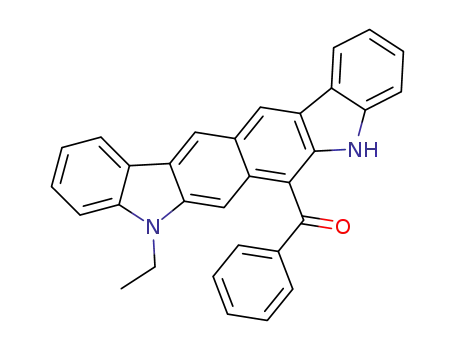 (8-ethyl-5,8-dihydrocarbazolo[2,3-b]carbazol-6-yl)(phenyl)methanone