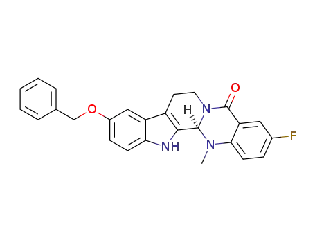 (R)-3-fluoro-10-benzyloxyevodiamine