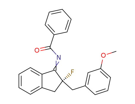(R)-N-(2-fluoro-2-(3-methoxybenzyl)-2,3-dihydro-1H-inden-1-ylidene)benzamide