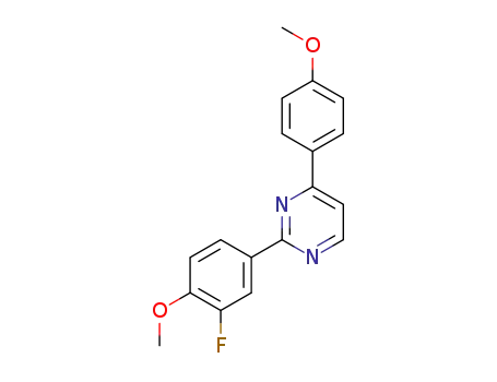 2-(3-fluoro-4-methoxyphenyl)-4-(4-methoxyphenyl)pyrimidine