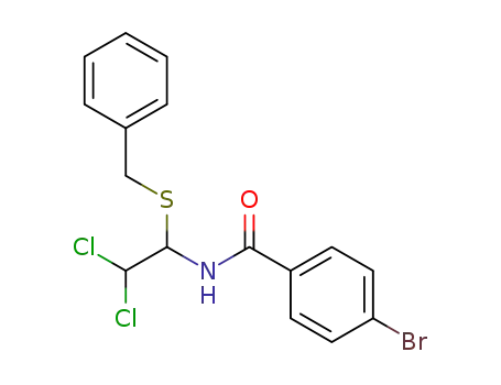N-(1-benzylsulfanyl-2,2-dichloroethyl)-4-bromobenzamide