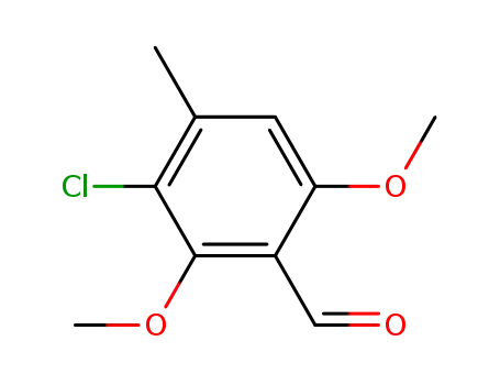 Benzaldehyde, 3-chloro-2,6-dimethoxy-4-methyl-