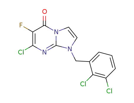 C<sub>13</sub>H<sub>7</sub>Cl<sub>3</sub>FN<sub>3</sub>O