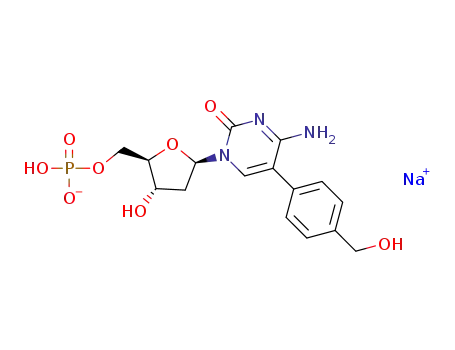 C<sub>16</sub>H<sub>19</sub>N<sub>3</sub>O<sub>8</sub>P<sup>(1-)</sup>*Na<sup>(1+)</sup>
