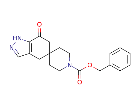 benzyl 7-oxo-1,4,6,7-tetrahydrospiro[indazole-5,4'-piperidine]-1'-carboxylate