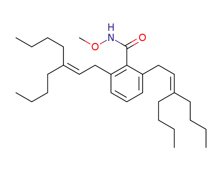 2,6-bis(3-butylhept-2-enyl)-N-methoxybenzamide