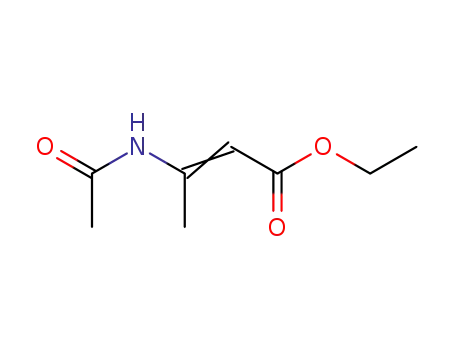 Molecular Structure of 23652-67-7 (2-Butenoicacid,3-(acetylamino)-,ethylester,(2E)-)