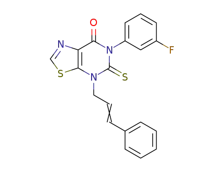 C<sub>20</sub>H<sub>14</sub>FN<sub>3</sub>OS<sub>2</sub>