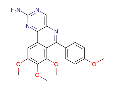 7,8,9-trimethoxy-6-(4-methoxyphenyl)pyrimido[5,4-c]isoquinolin-2-amine