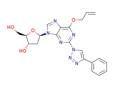 O<sup>(6)</sup>-allyl-2-(4-phenyl-1,2,3-triazol-1H-yl)-2'-deoxyinosine