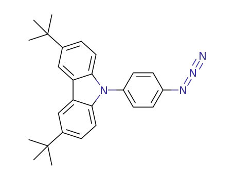9-(4-azidophenyl)-3,6-di-tert-butyl-9H-carbazole