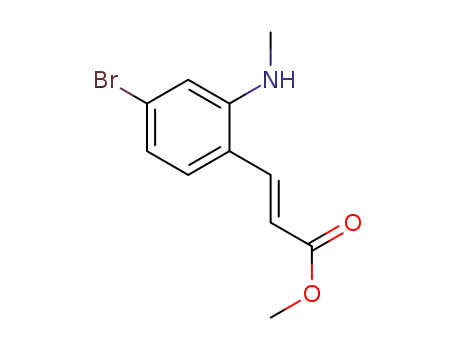 (E)-methyl 3-(4-bromo-2-(methylamino)phenyl)acrylate