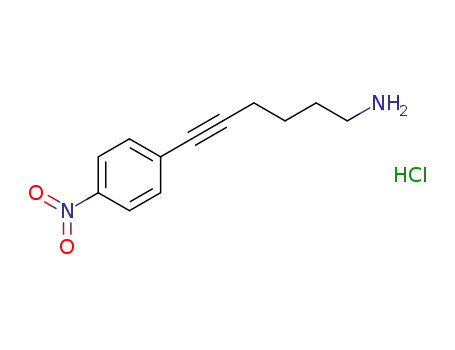 6-(4-nitrophenyl)-5-hexyn-1-ammonium chloride