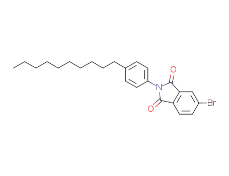 Molecular Structure of 1423616-72-1 (5-bromo-2-(4-decylphenyl)isoindoline-1,3-dione)