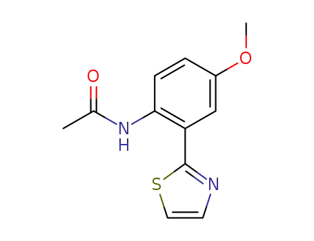N-(4-methoxy-2-(thiazol-2-yl)phenyl)acetamide