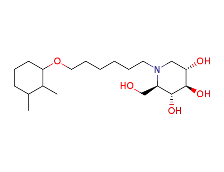 (2R,3R,4R,5S)-1-(6-((2,3-dimethylcyclohexyl)oxy)hexyl)-2-(hydroxymethyl)piperidine-3,4,5-triol