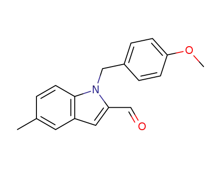 1-(4-methoxy-benzyl)-5-methyl-1H-indole-2-carbaldehyde