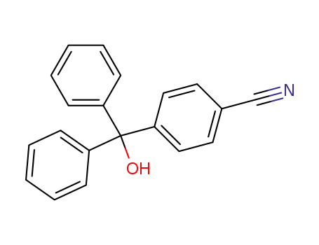 Benzonitrile, 4-(hydroxydiphenylmethyl)-