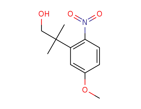 2-(5-methoxy-2-nitrophenyl)-2-methylpropan-1-ol