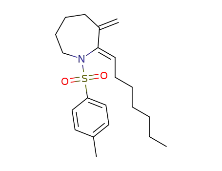 (Z)-2-heptylidene-3-methylene-1-tosylazepane