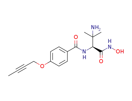 (S)-N-(3-amino-1-(hydroxyamino)-3-methyl-1-oxobutan-2-yl)-4-(but-2-yn-1-yloxy)benzamide