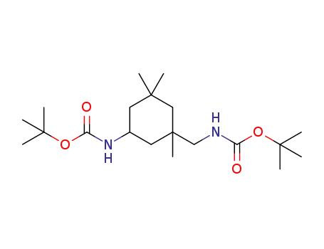 Molecular Structure of 1417340-16-9 (O,O'-di-tert-butyl 3,5,5-trimethylcyclohexane-1,3-dicarbamate)