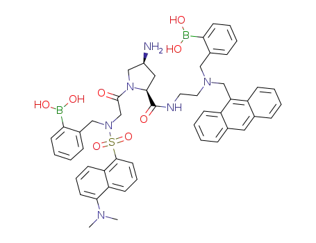 C<sub>50</sub>H<sub>54</sub>B<sub>2</sub>N<sub>6</sub>O<sub>8</sub>S