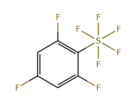 Molecular Structure of 1062610-12-1 (2,4,6-Trifluorophenylsulphur pentafluoride)