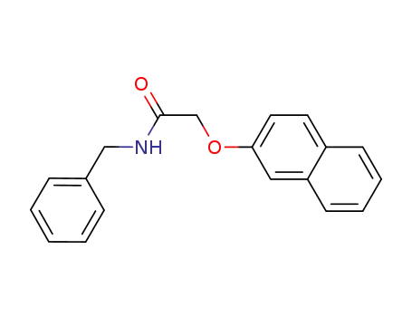 Molecular Structure of 173946-17-3 (N-benzyl-2-(2-naphthyloxy)acetamide)