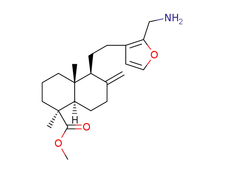 (1S,4aR,5S,8aR)-methyl 5-{2-[2-(aminomethyl)furan-3-yl]ethyl}-1,4a-dimethyl-6-methylene-decahydronaphthalene-1-carboxylate