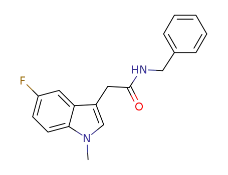 N-benzyl-2-(5-fluoro-1-methyl-1H-indol-3-yl)acetamide