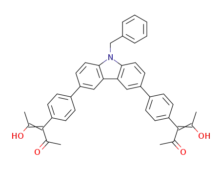 3,3'-[(9-benzyl-9H-carbazole-3,6-diyl)bis(4,1-phenylene)]bis(4-hydroxypent-3-en-2-one)