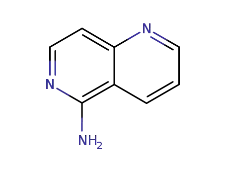 Molecular Structure of 55570-60-0 (5-Amino-1,6-naphthyridine)