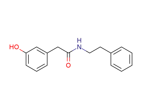 Molecular Structure of 1285511-99-0 (2-(3-hydroxyphenyl)-N-phenethylacetamide)
