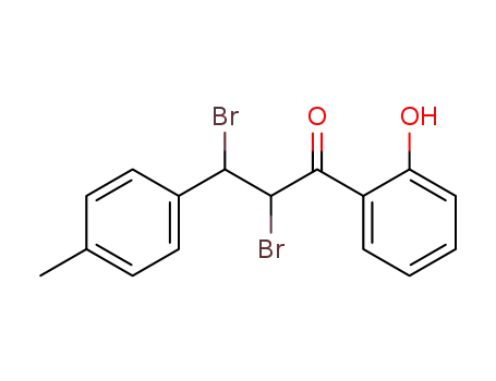 1-Propanone, 2,3-dibromo-1-(2-hydroxyphenyl)-3-(4-methylphenyl)-