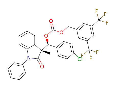 C<sub>32</sub>H<sub>22</sub>ClF<sub>6</sub>NO<sub>4</sub>