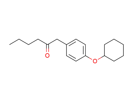 1-(4-cyclohexyloxyphenyl)hexan-2-one