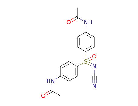 N-cyano-4,4'-acetamidodiphenyl sulfoximine