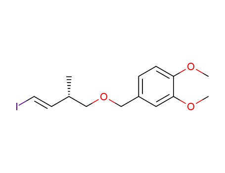 (S,E)-4-((4-iodo-2-methylbut-3-enyloxy)methyl)-1,2-dimethoxybenzene