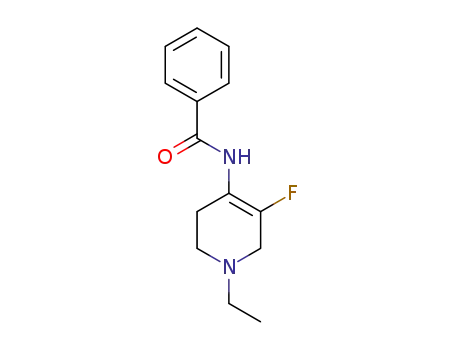Molecular Structure of 1315494-53-1 (N-(1-ethyl-3-fluoro-1,2,5,6-tetrahydropyridin-4-yl)benzamide)