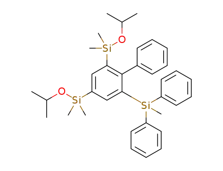 1-methyl(diphenyl)silyl-2-phenyl-3,5-bis[dimethyl(isopropoxy)silyl]benzene