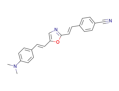 4-((E)-2-(5-((E)-4-(dimethylamino)styryl)oxazol-2-yl)vinyl)benzonitrile