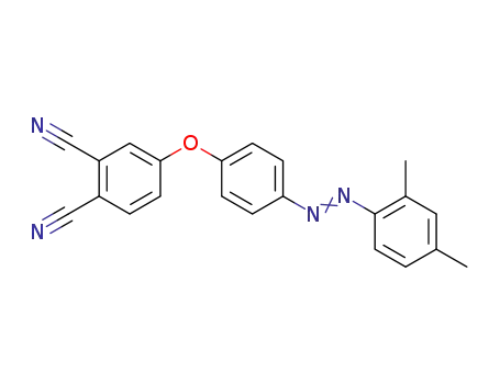 Molecular Structure of 1380349-07-4 (4-[4'-(2',4-dimethylphenylazo)phenoxy]phthalonitrile)