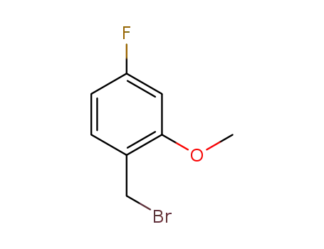 Molecular Structure of 886498-51-7 (4-FLUORO-2-METHOXYBENZYL BROMIDE)