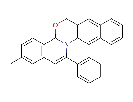 2-methyl-14-phenyl-4b,6-dihydronaphtho[2',3':4,5][1,3]oxazino[2,3-a]isoquinoline