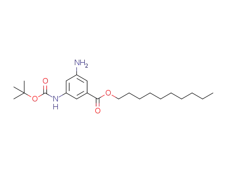 decyl 3-amino-5-(t-butoxycarbonylamino)benzoate