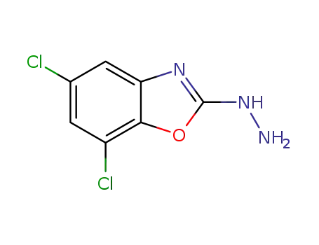 5,7-dichloro-2-hydrazinyl-1,3-benzoxazole