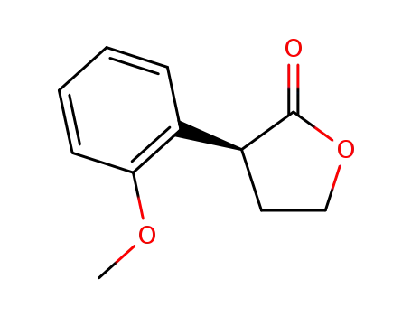 Molecular Structure of 1443013-44-2 ((S)-α-(o-anisyl)-γ-butyrolactone)