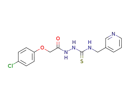 2-(4-chlorophenoxy)-N-([(pyridin-3-ylmethyl)carbamothioyl]amino)acetamide