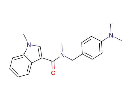 N-(4-(dimethylamino)benzyl)-N,1-dimethyl-1H-indole-3-carboxamide